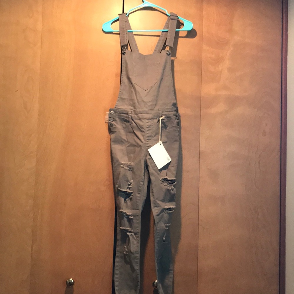 Grey overalls